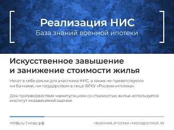 Завышение и занижение стоимости жилья по военной ипотеке. Изображение