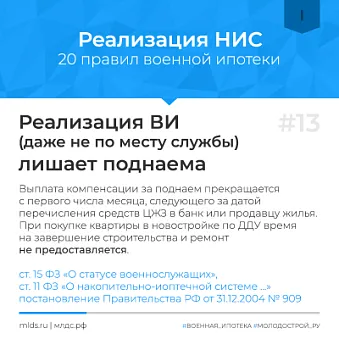 Выплачивается ли компенсация за поднаем при реализации военной ипотеки. Изображение