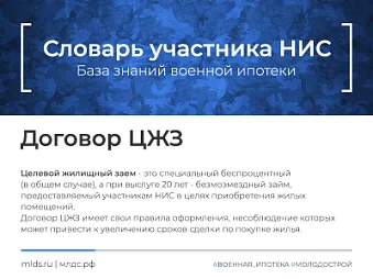 Целевой жилищный займ. Изображение